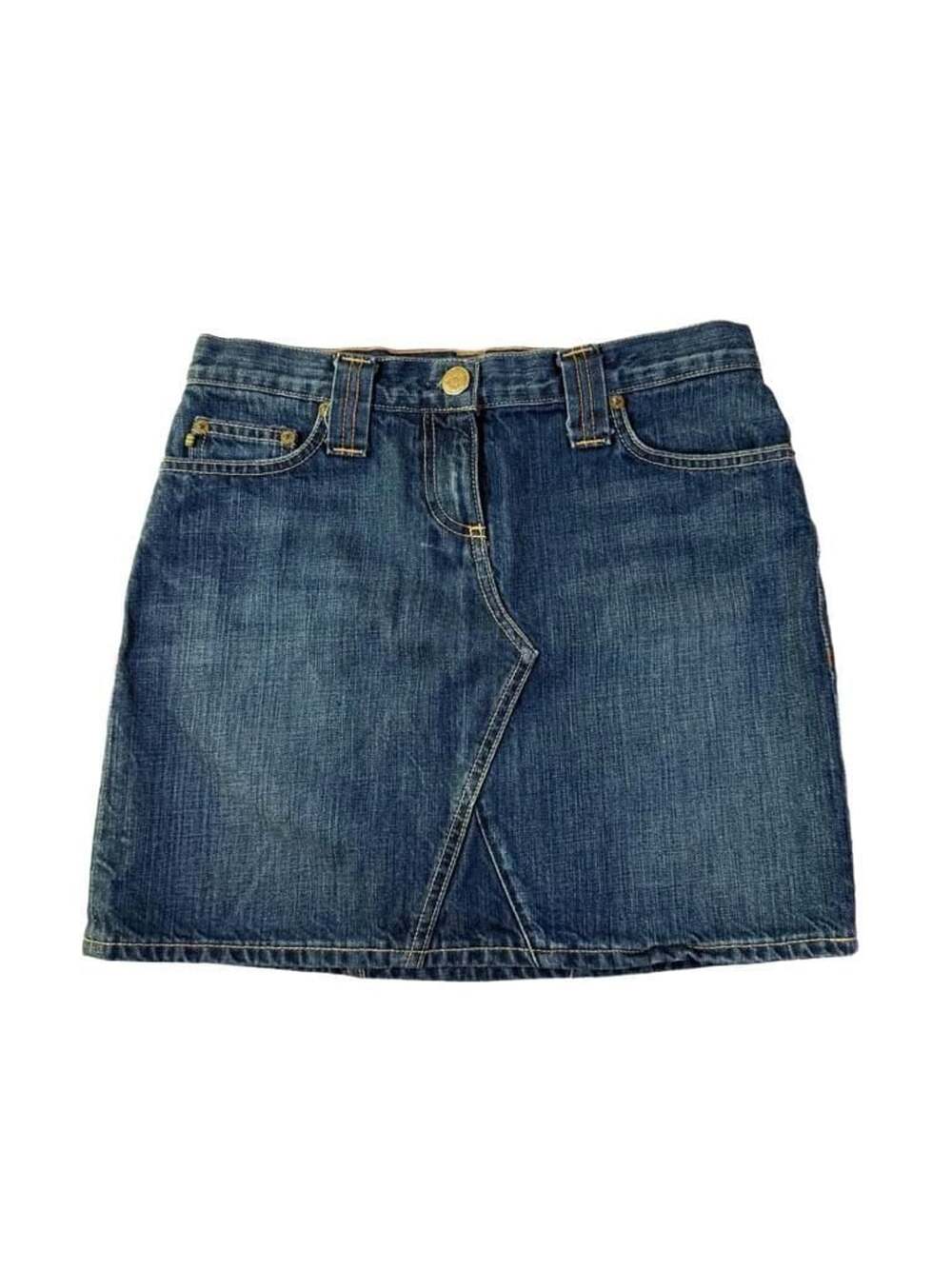 J.Crew Women's Medium Wash Denim Mini Skirt Style 77268